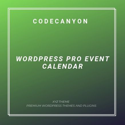 WordPress Pro Event Calendar 3 2 6 Download for Wordpress