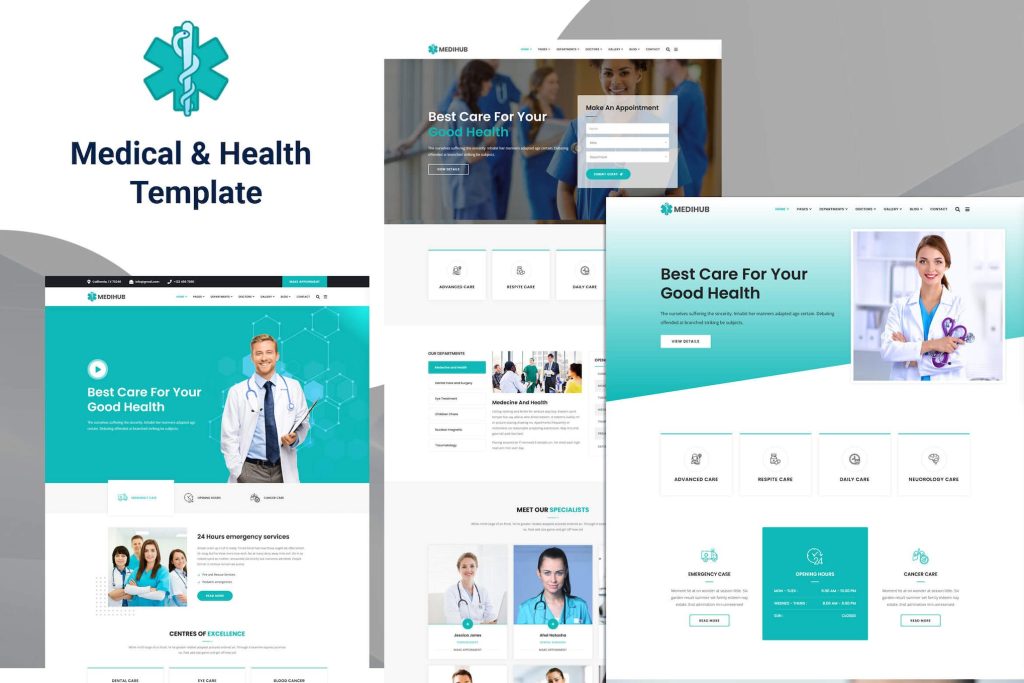 MediHub - Medical & Health Template- Download for Wordpress